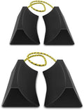 HOXWELL Dual Wheel Chocks, Light Non-Slip Wheel Stoppers by HOXWELL