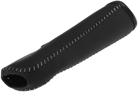 Car Handbrake Cover Leather Black Textured by Hihaha