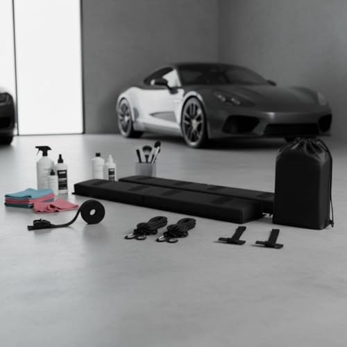 predolo Car Roof Cushion Padded Roof Rack Pad Luggage Carrier Crossbar - Image 5