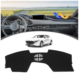 FIILINES Dash Cover for 2019-2025 2026 Mazda 3 Hatchback Sedan, Dashboard Mat by FIILINESBuyNow