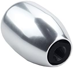 DEWHEL JDM Universal 5 Speed Manual Shift Knob M10x1.5 Screw On Silver - Image 4