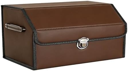 Car Trunk Organizer Leather Storage Box by JZAHYUKCover