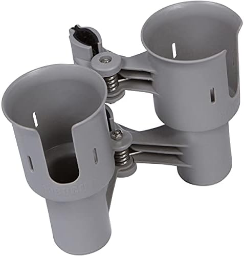 ROBOCUP, Patented Clamp On Boat Cup Holder |Multifunction Dual Drink Caddy - Image 2