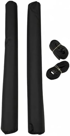 Roof Rack Pads Sturdy Cylinder Sleeve Vehicle Rack Layer Ease of Loading 600D by Unknown