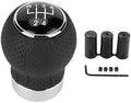 ZIMISI 5-Speed Car Shift Knob, Leather Shift Knob Lever Kit, Automatic or by Unknown