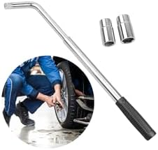 Car Telescoping Lug Wrench, Extendable 4 Way Vehicle Wheel Brace Removal Tool by Sandfren