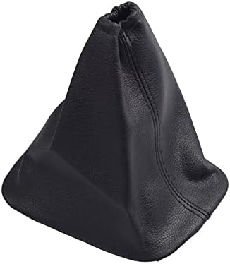 Car Shift Gear Stick Handbrake Cover Manual Shift Boot Black Leather Boot Cover by Themostprofessional