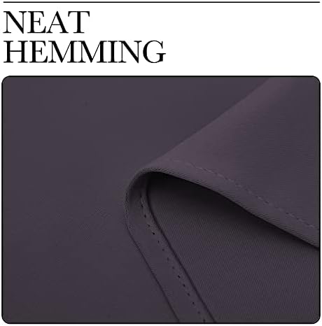 NICETOWN Greyish Purple Blackout Curtains, 2 Panels - Image 6