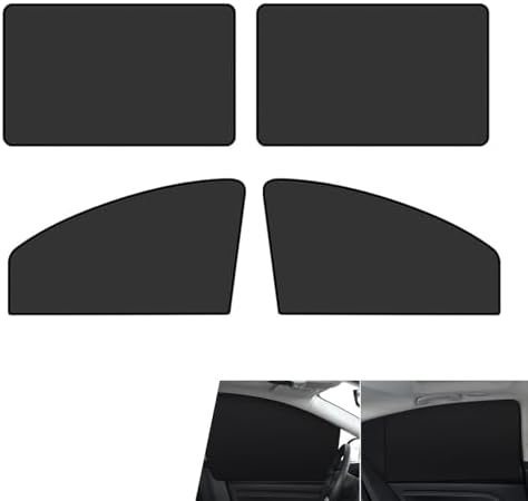4 PCS Car Side Window Sun Shades, Sun Protection & Heat Blocking Shade by Unknown