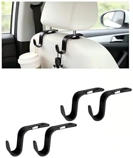 4PCS Car Seat Headrest Hook, Auto Interior Backseat Storage Hook Holder by Guilcam