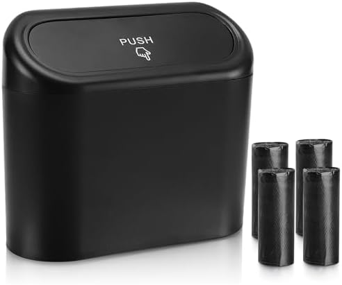 Accmor Car Trash Can with Lid, Leakproof Vehicle Garbage Organizer Holder Bin by Accmor