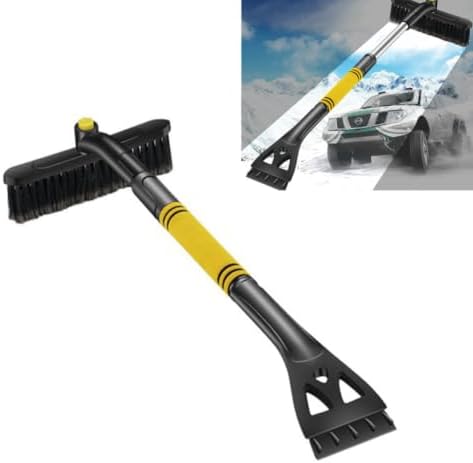 Car Snow Shovel Brush with Telescopic Handle, Ice Scraper Cleaning Tool - Image 6