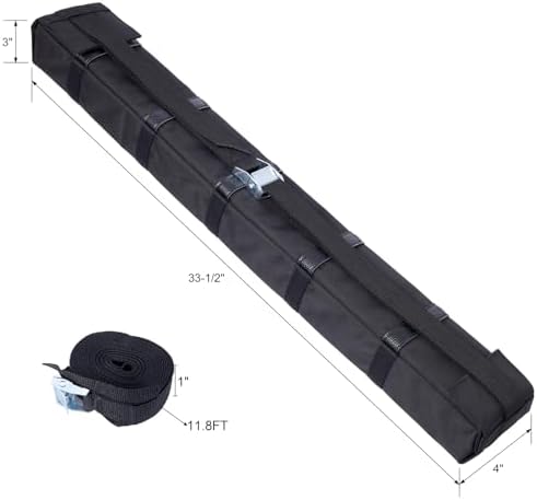 Dawn Jade Premium Kayak Roof Rack Pads Universal Car Soft Roof Rack Kayak - Image 3