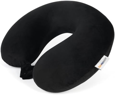 SAIREIDER Travel Pillow 100% Pure Memory Foam Travel Neck Pillow, Airplane by SAIREIDER