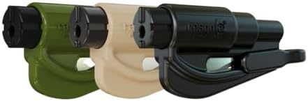 resqme The Original Emergency Keychain Car Escape Tool, 2-in-1 Seatbelt Cutter by resqmeInc