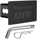 DIY Blank Metal Hitch Cover for 2 Inch Receivers by TOEASYTY