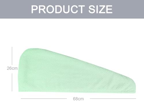 MaopaoBeauty 2 Pack Microfiber Hair Towel Wrap - Image 4