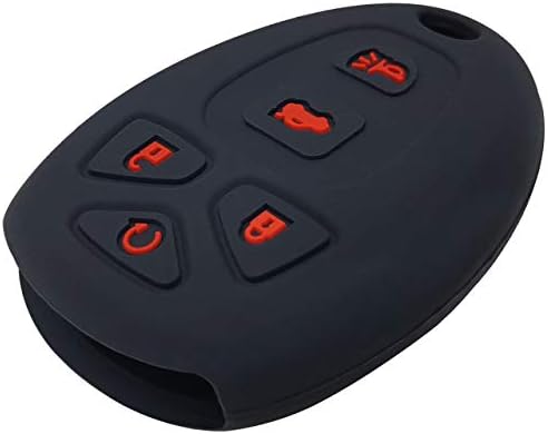 2Pcs Silicone 5 Buttons Key Fob Cover Remote Case Protector Skin Compatible - Image 4