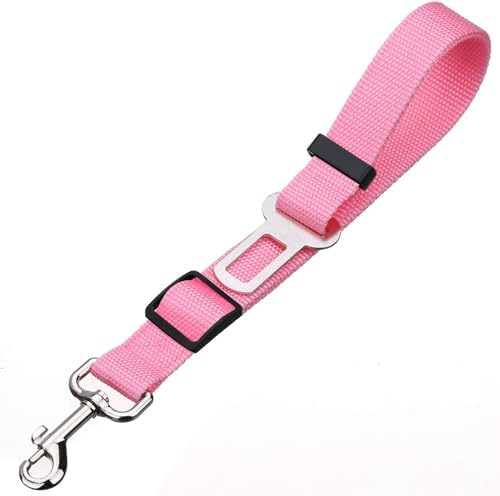 Elisel Elisel 2 Packs Adjustable Length Pet Dog Cat car seat Belt Pet seat Belt - Image 4