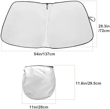 Foldable Front Windshield Sunshade fit - Image 5