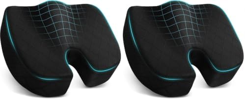 TushGuard Seat Cushion, Office Chair Cushions, Car Seat Cushion, Non-Slip by TushGuardSeatCushonsPillows
