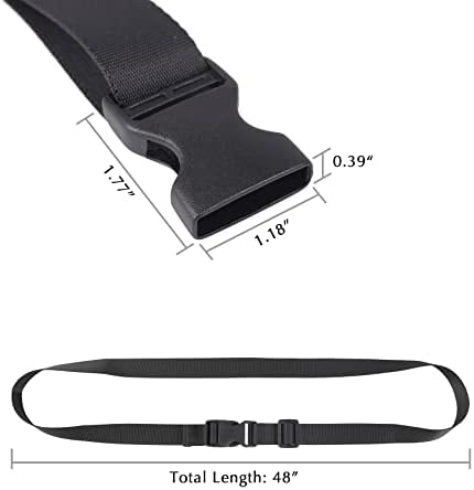 Vigorport Utility Straps Quick Release Nylon Backpack Accessory Bag Strap - Image 3