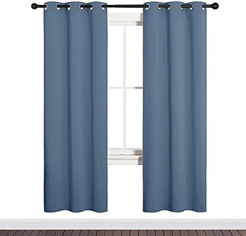 NICETOWN Blackout Curtains, 1 Pair, Stone Blue - Image 2