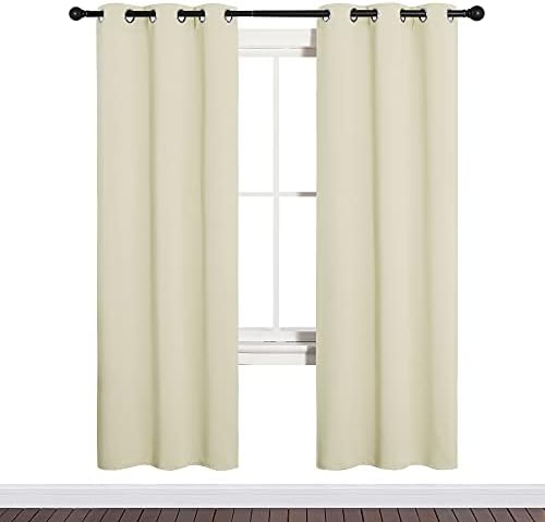 NICETOWN Beige Blackout Curtains - Image 2
