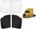 KUST Car Window Shades for Freightliner Cascadia 2018-2025 2026 Windshield Sun by KUST