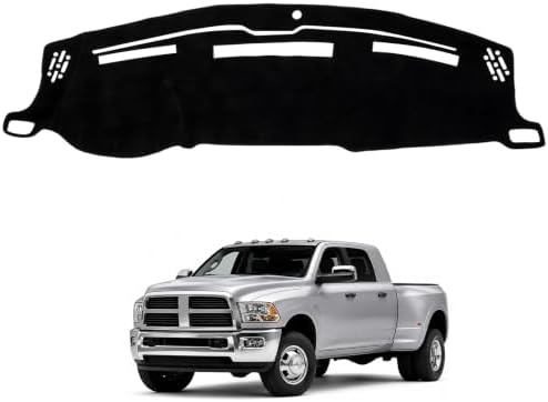 Dash Cover Mat Compatible with Dodge RAM 1500/2500/3500 2009-2018 Car Interior by HPEVA