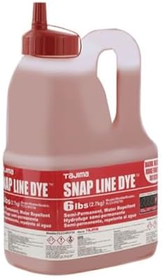 Tajima Marking Chalk, Dark Red Semi Permanent Dye, 6 lbs by TAJIMATraditionofExcellence