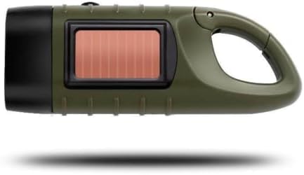 2-Pack Solar Hand Crank Flashlight Emergency Survival Torch - Image 7