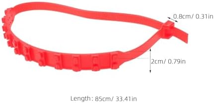 20 Piece Rubber Zip Tie Car Tire Snow Chains - Image 2