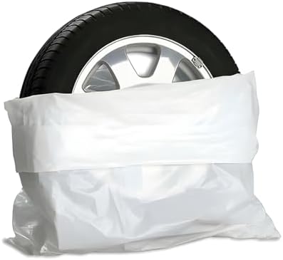 Norkmdi Car Tire Storage Bag, Polyethylene LDPE Plastic Auto Tyre Storage Cover by TNAIYH