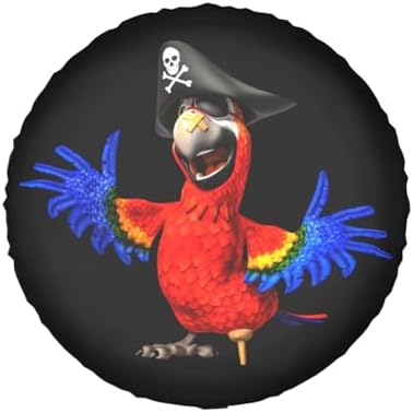 Parrot Pirate Spare Tire Cover Waterproof Sun Protection Fit 15 Inches by Yomko