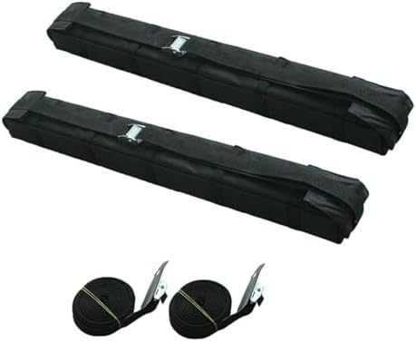 Menolana 2 Pieces Soft Roof Rack Auto Roof Pad Rack Portable Roof Carrier by Unknown