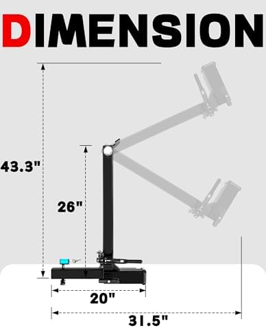 Young 250 lbs Heavy Duty Swing Away Hitch Adapter - Image 7