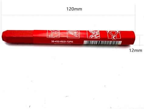 Zeluga 4.7in. x 0.47in. Hex Shape Industrial Lumber Marking Crayons - Image 5