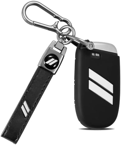 for Dodge Key Fob Cover with Keychain by REMOCH