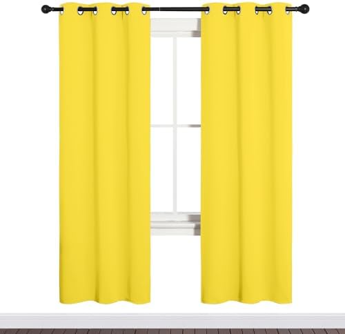 NICETOWN Bedroom Curtain Panels Draperies, Thermal Insulated Solid Grommet - Image 2