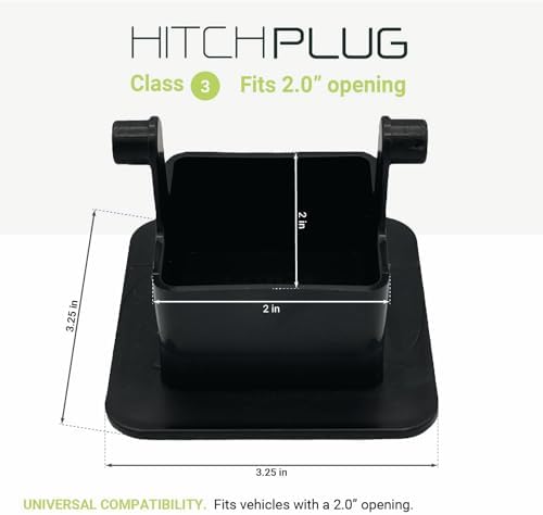 GR Innovations | Class 3 Hitch Plug | Trailer Hitch Cover to Protect from Dirt - Image 2