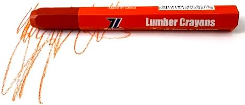 Zeluga 4.7in. x 0.5in. Hex Shape Industrial Lumber Marking Crayons - Image 4