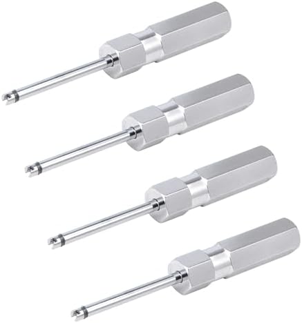 Valve Core Removal Tool 4Pcs Tire Valve Stem Remover Kit by HUIKANGSHENG