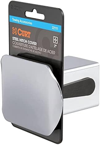 CURT 22111 Chrome Steel Trailer Hitch Cover, Fits 2-Inch Receiver - Image 5