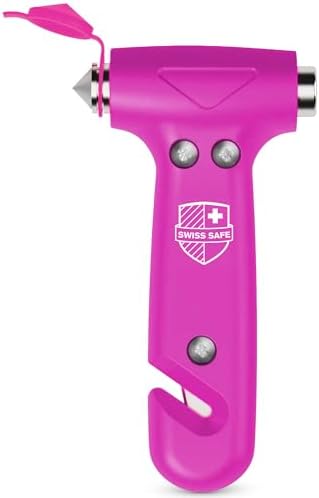 Swiss Safe Car Safety Hammer Window Breaker Tool by SwissSafe