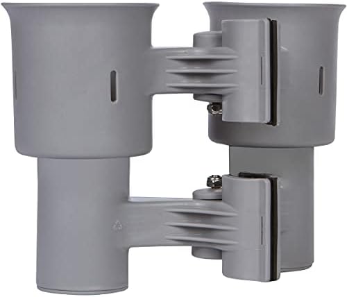 ROBOCUP, Patented Clamp On Boat Cup Holder |Multifunction Dual Drink Caddy - Image 3