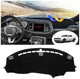 FIILINES Dash Cover for 2015-2024 Dodge Challenger, Dashboard Mat Exact Fit for by FIILINESBuyNow