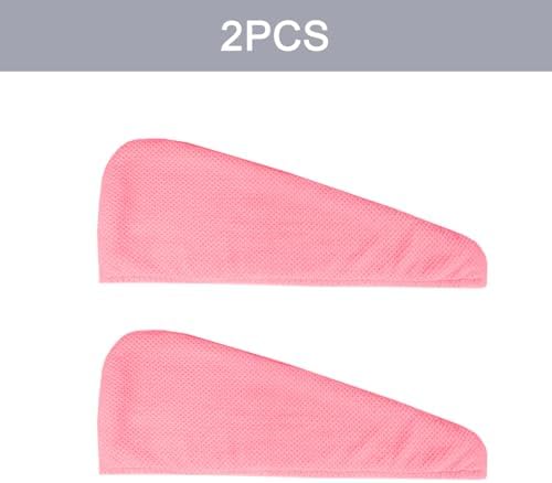 MaopaoBeauty 2 Pack Microfiber Hair Towel Wrap - Image 3