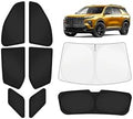 KUST Car Window Shades for Chevy Traverse 2018-2023 Windshield Sun Shade Side by KUST