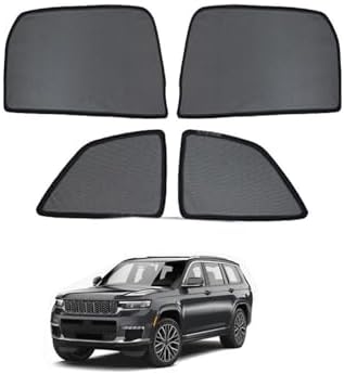 Car Shade Magnetic Sun Shade for Grand Cherokee L 2021-2026 4pcs by Unknown